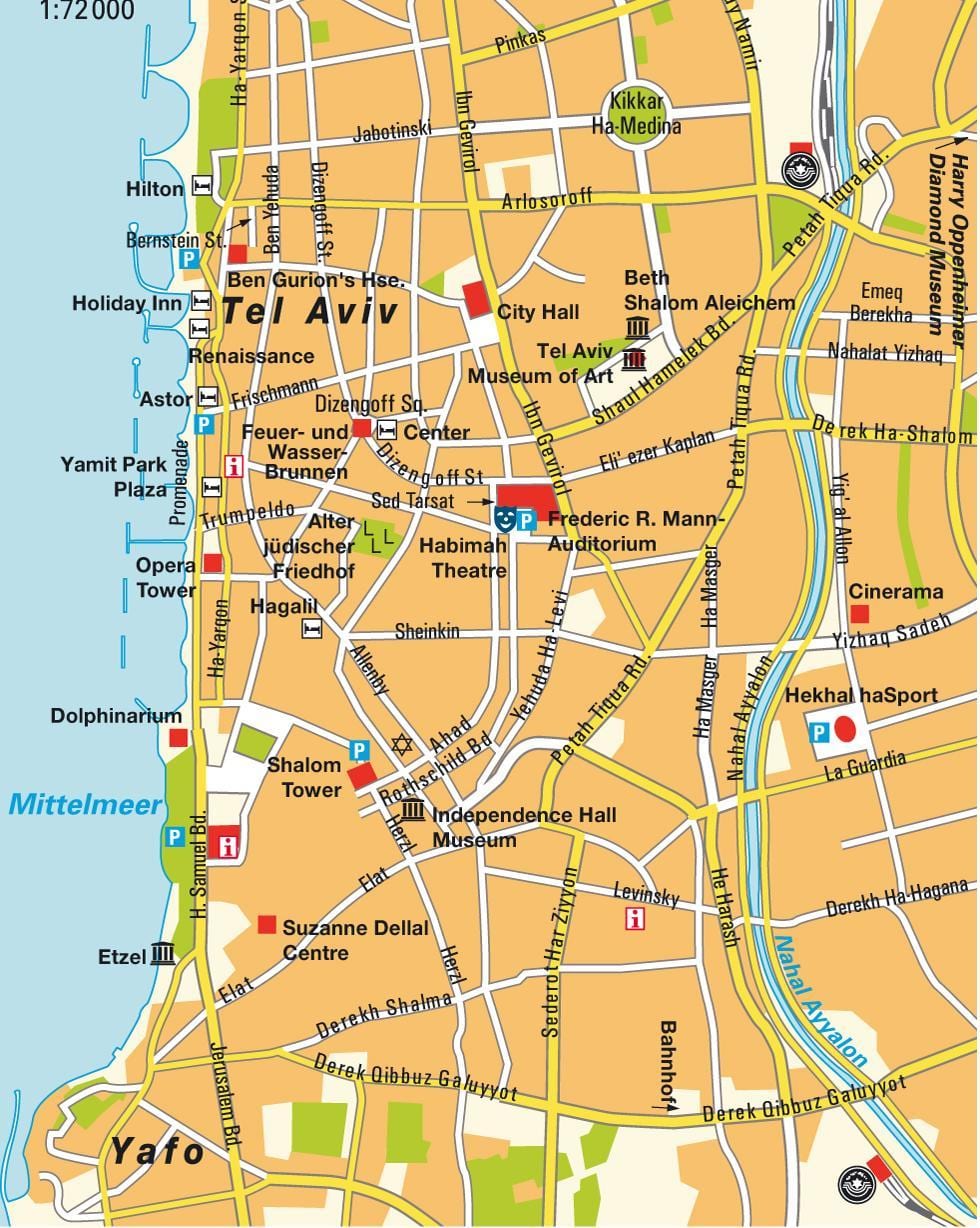 แผนที่ของ israel. kgm พื้นที่