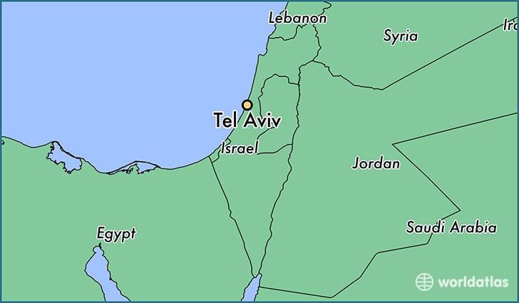 Israel. kgm อยู่บนแผนที่