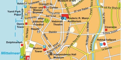 แผนที่ของ israel. kgm พื้นที่