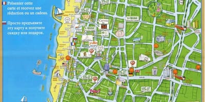 Israel. kgm attractions แผนที่